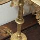 Five-light brass candlestick