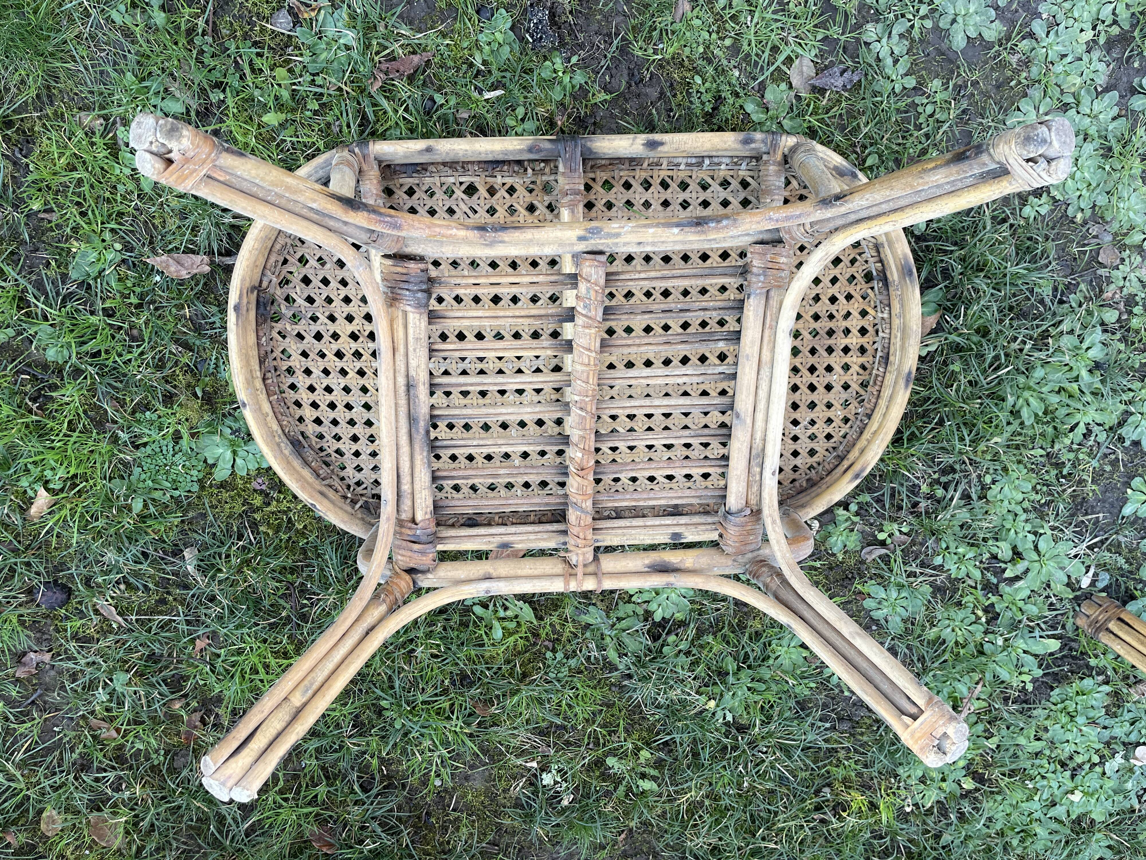 Rattan garden furniture