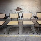 Set de 6 chaises Cesca B64 par Marcel Breuer