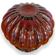 Purple gadrooned glass vase 367006