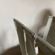Chrome and suede calfskin magazine rack 1970
