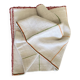 Nappe basque brodée main - 130x90 - Chanvre