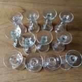 Set of digestive glasses