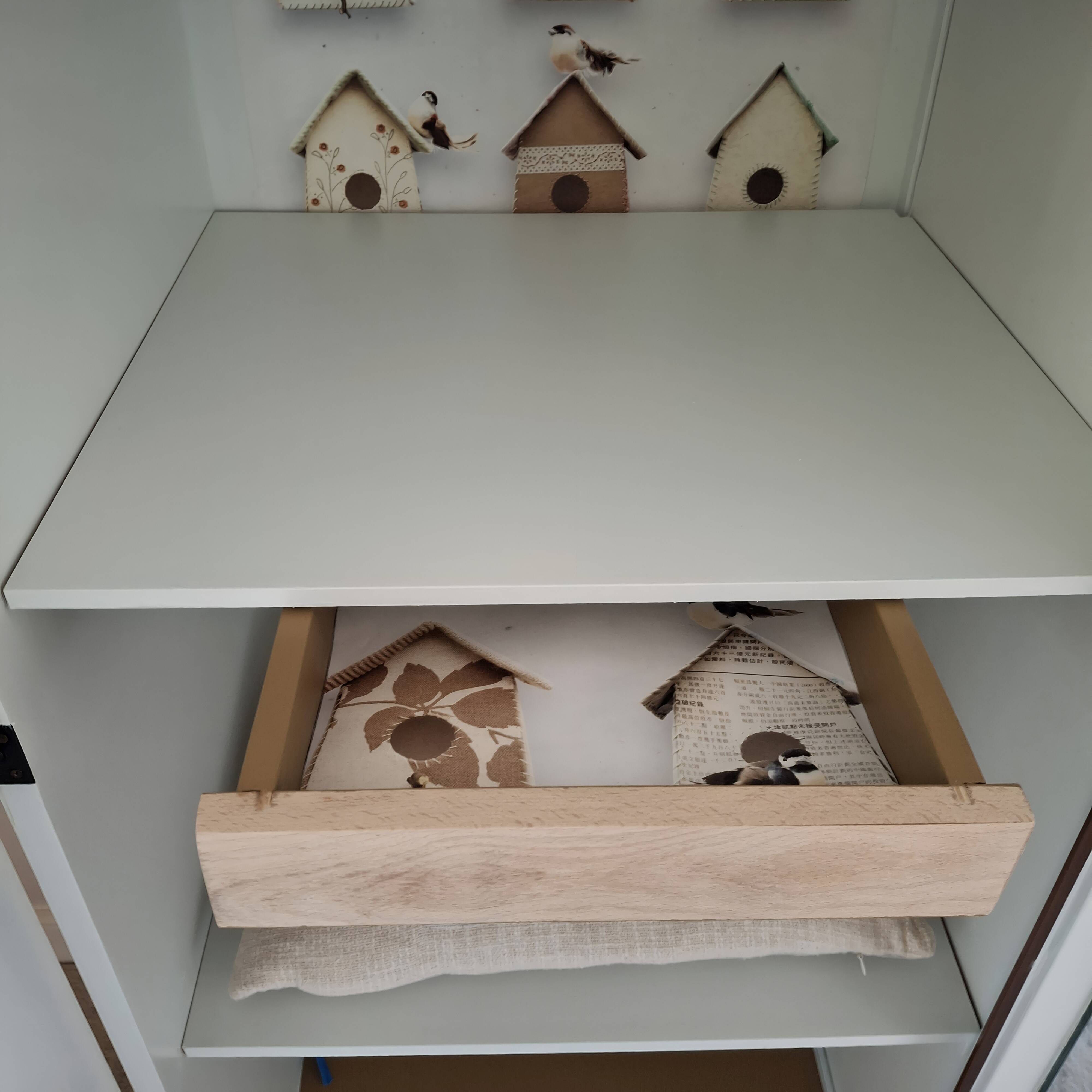 Armoire vintage années 60 relookée