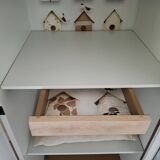 Armoire vintage années 60 relookée