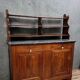 Saint Hubert buffet with shelves, Restoration period, in mahogany, circa 1820