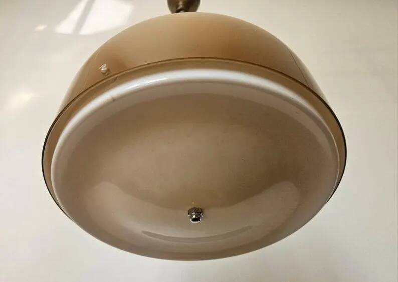 Rare Midcentury Pendant Meblo, designed by Harvey Guzzini, Italy, 1970s