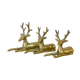 Trio deer brass vintage 1970