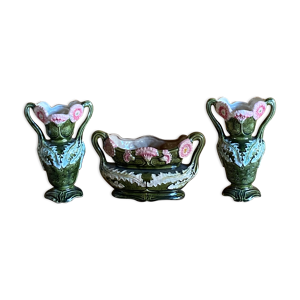lot vases et jardiniere
