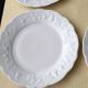4 dessert plates in Limoges porcelain by Ph. Deshoulières