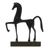 Sculpture cheval Etrusque Grec en bronze, années 50