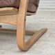 1970s, Swedish design by Åke Fribytter, armchair, leather, bentwood.