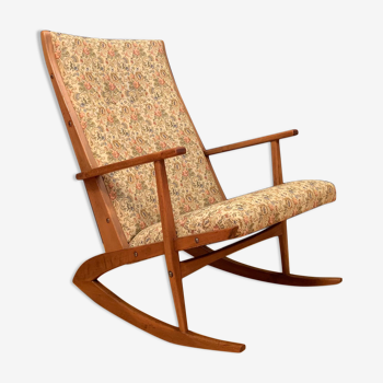 Model 97 rocking chair by Holger Georg Jensen, Tønder Møbelværk, Denmark, 1950s