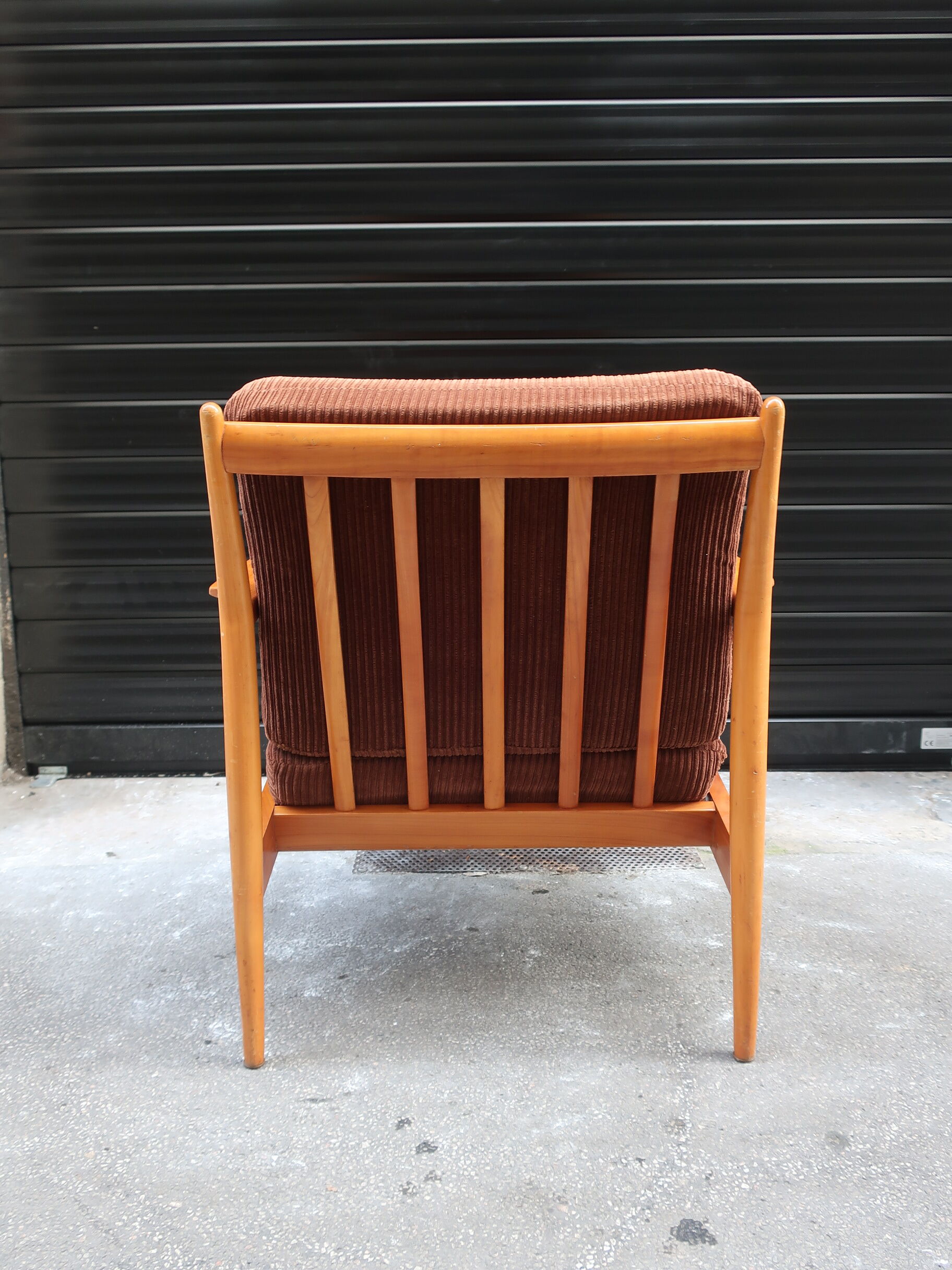 Scandinavian wooden armchair from the 1960s