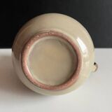 Milk jug + sugar bowl set in enamelled stoneware