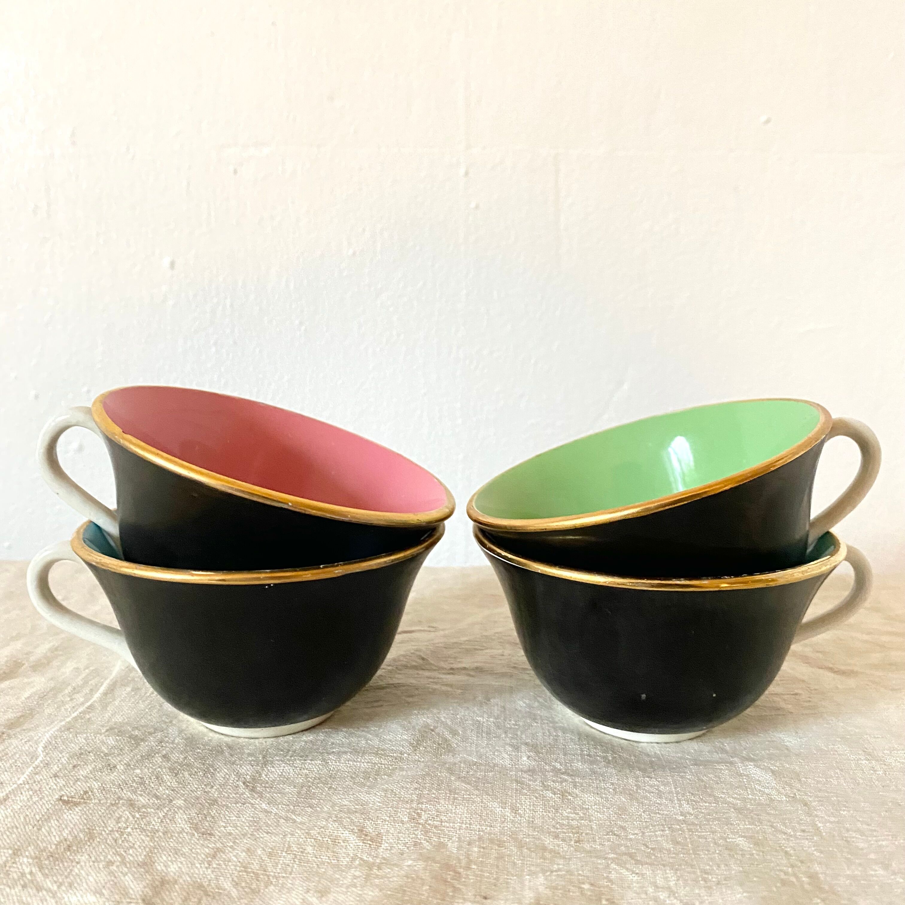 Digoin Sarreguemines Cups