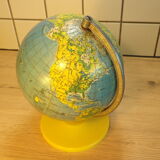 Vintage globe in Polish