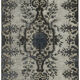 Tapis fait à la main distressed anatolian 1980s 166 cm x 261 cm tapis gris