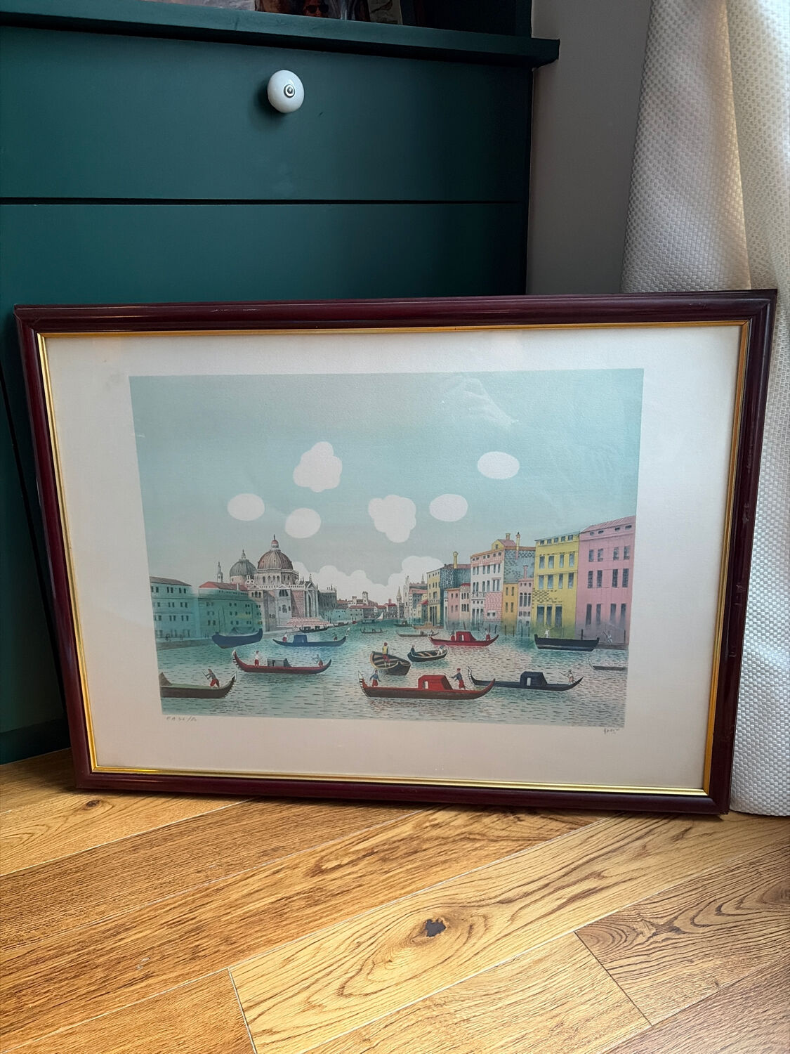 Isabel Baillen, "Venice", lithograph
