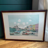 Isabel Baillen, "Venice", lithograph