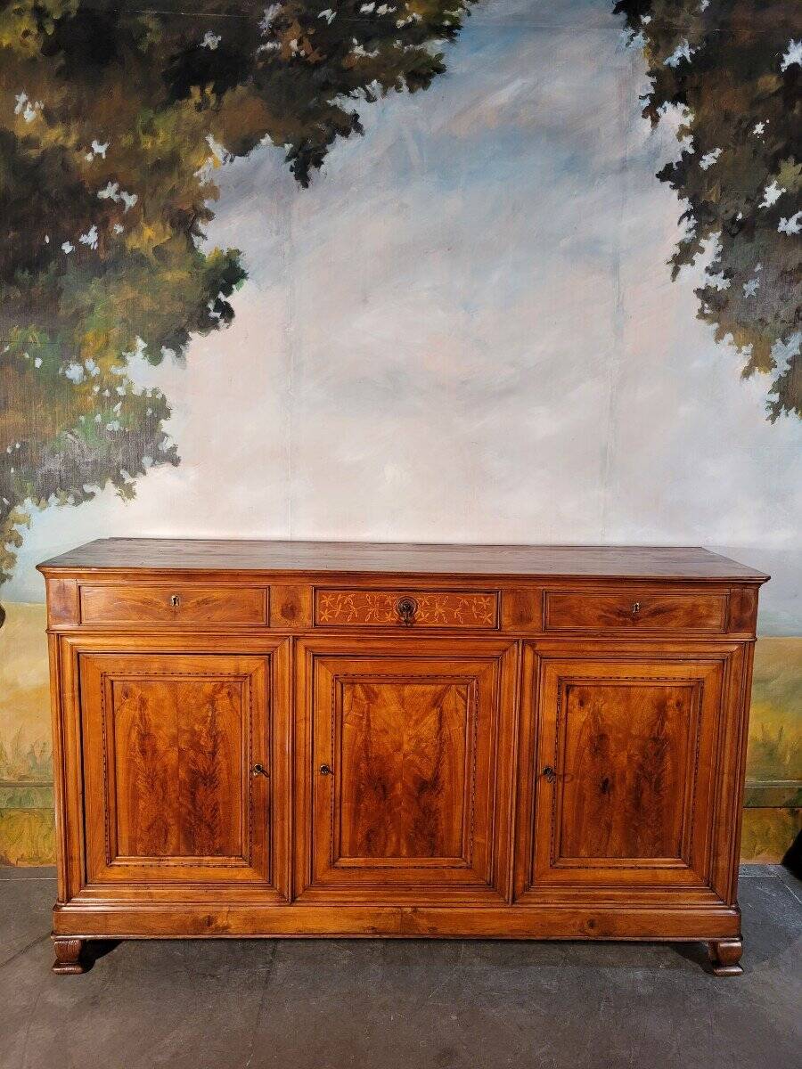 Louis Philippe cherry wood sideboard