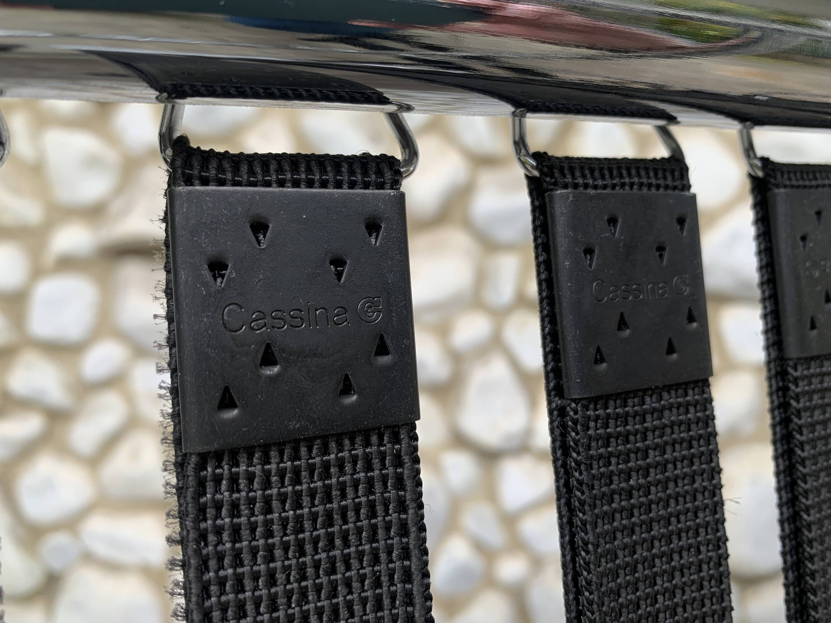 LC4 Cassina Chaise Lounge Vintage Black Leather, Perriand, Le Corbusier and Jeanneret