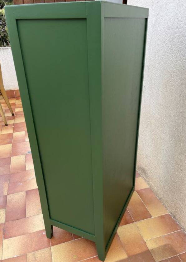 XXL vintage green chiffonier