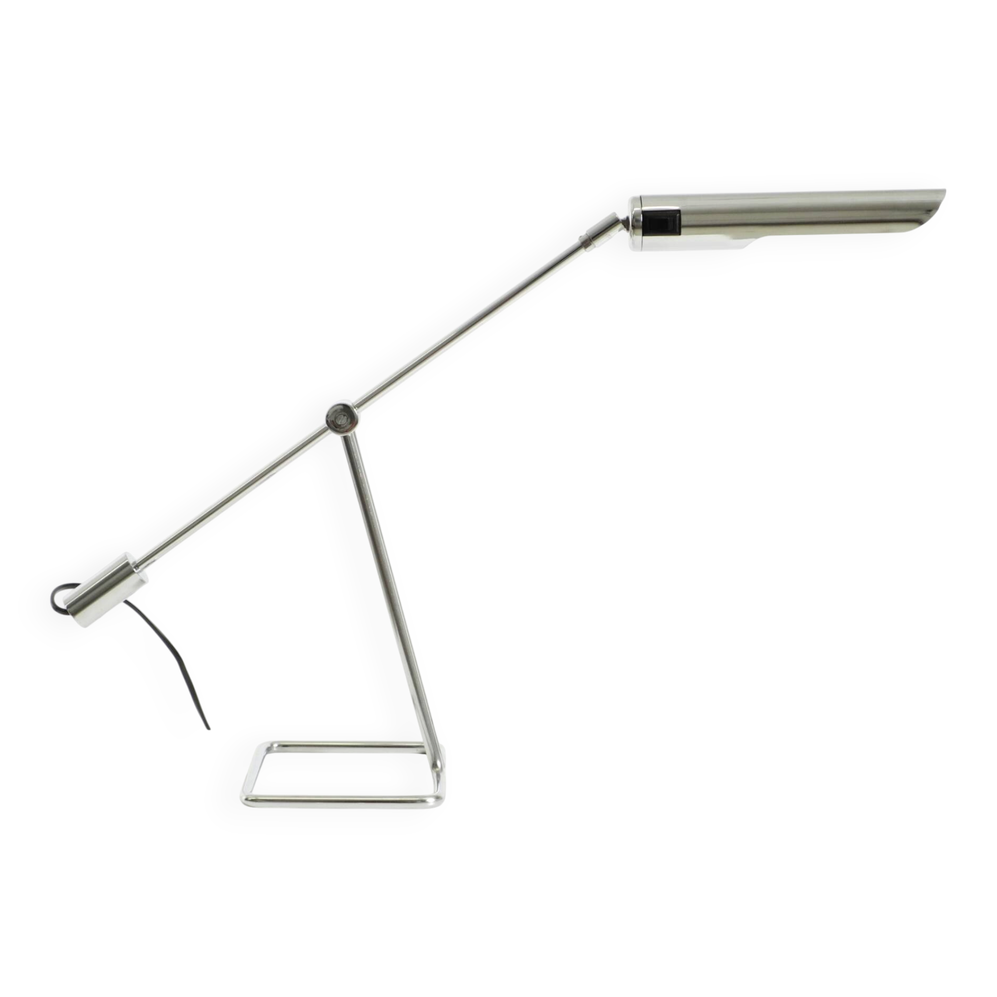 1980s chrome-plated metal table lamp by Abo Randers for IKEA