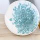 Pair of Postmodern White and Light Blue Murano Glass Table Lamps, Italy