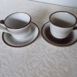 2 tasses en grès