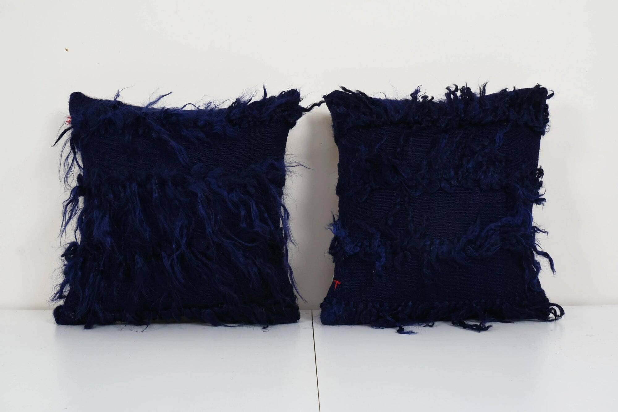 Set of 2 vintage Turkish cushion covers 41x41 cm
