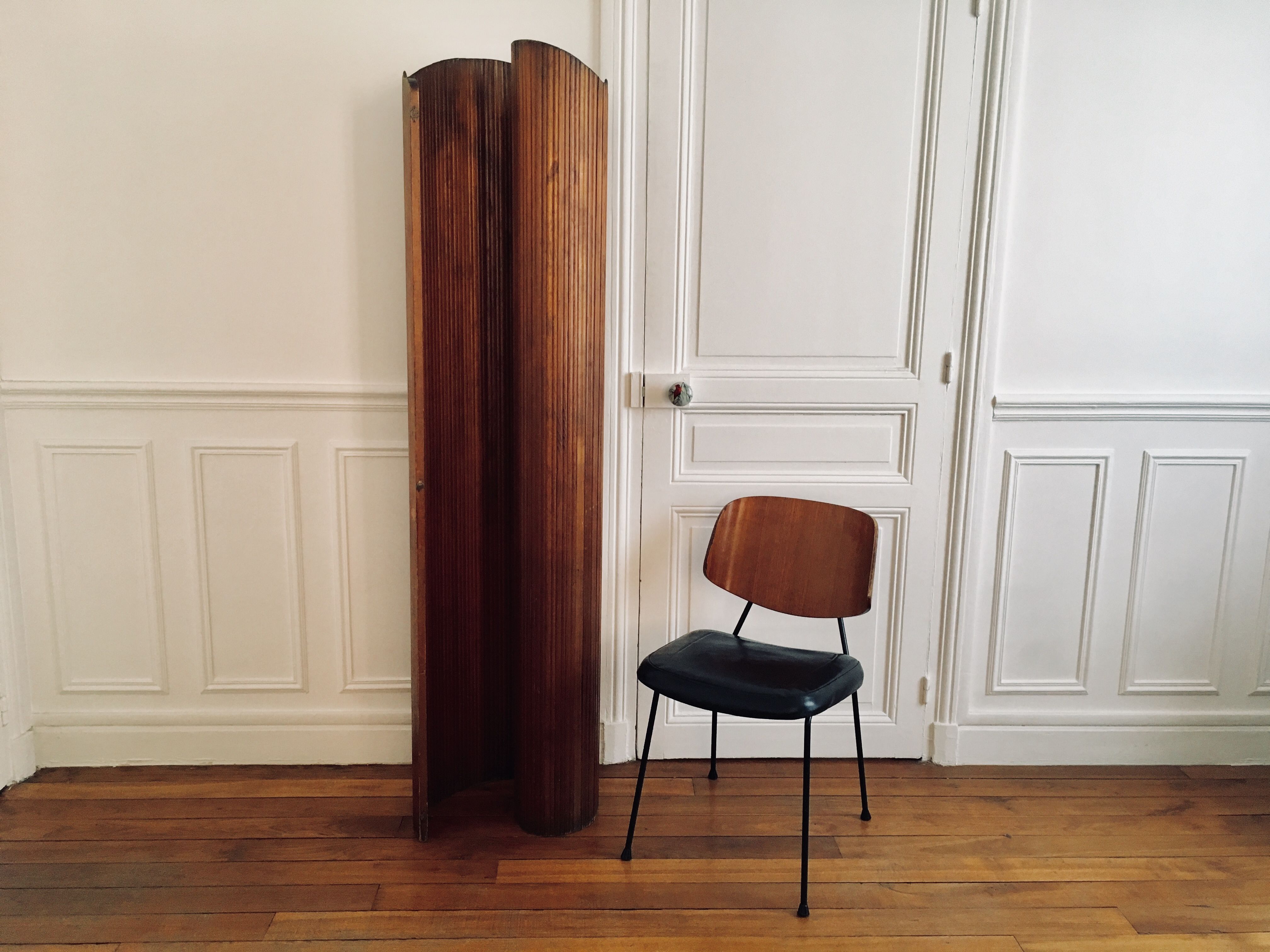 Paravent vintage en bois
