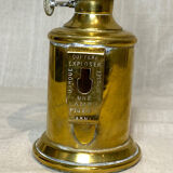 Pigeon lamp with its original globe