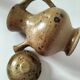 Pyrite stoneware ewer, potter's work, sculptural piece