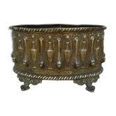 Repulsed brass planter