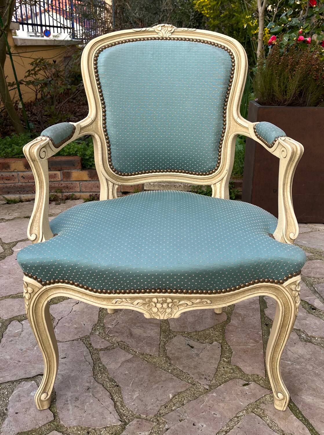Fauteuil cabriolet Louis XV