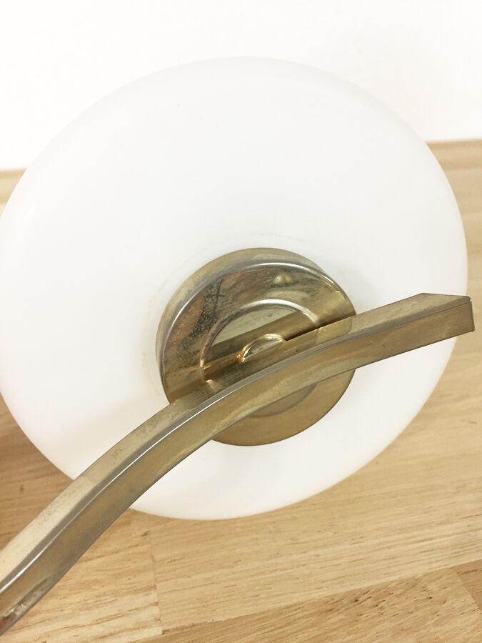 Vintage brass wall light 1950