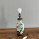 Pied de lampe ancien en émail cloisonnée