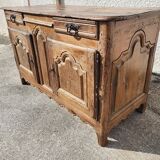 Gros bahut louis xv en chene to restore of the xviii th century