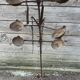 African oil lamps on stands