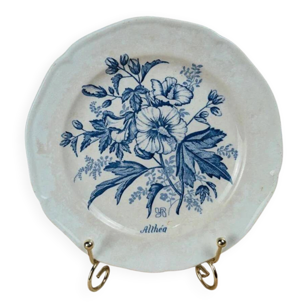 Assiette ancienne Gien modèle Althéa