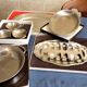 Set of 5 serving dishes in silverware: Jean Couzon & Guy Degren