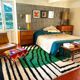Colorful Berber rug for decoration