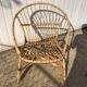 Vintage rattan armchair