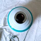 70s ceramic and chrome lamp