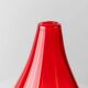Vintage red Murano glass vase - Italy 1970s