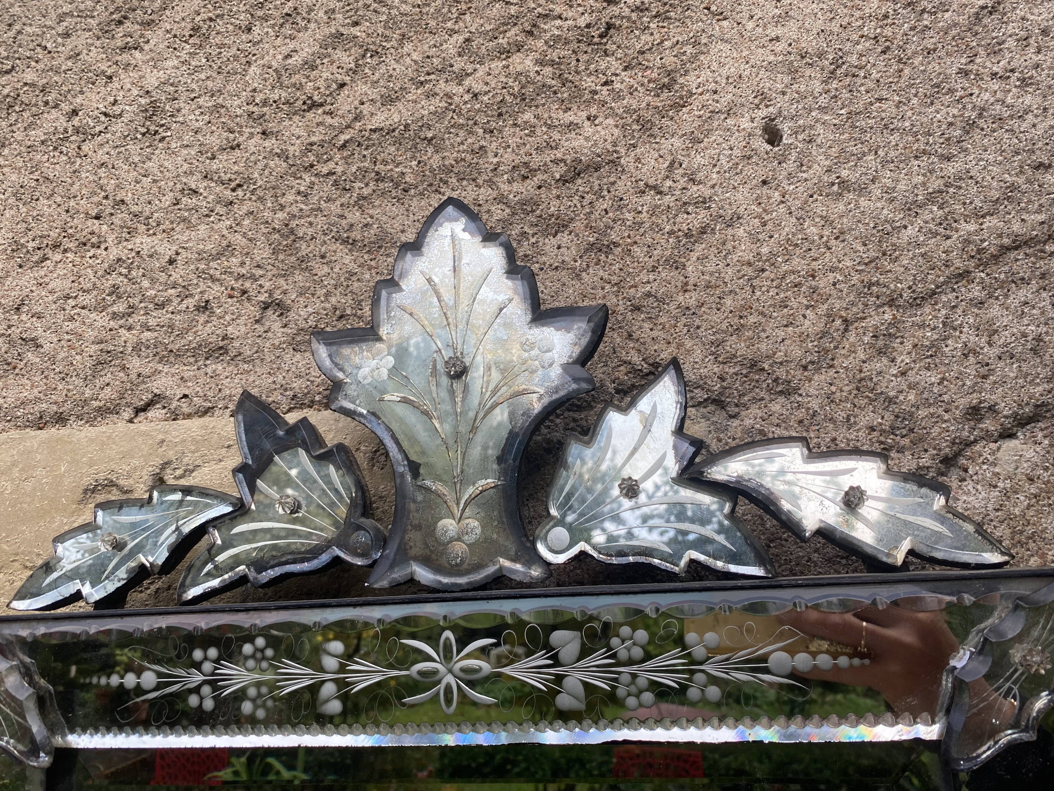 Venetian mirror circa 1900