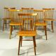 Bistro Chairs from Ton, 1970s, Set of 6