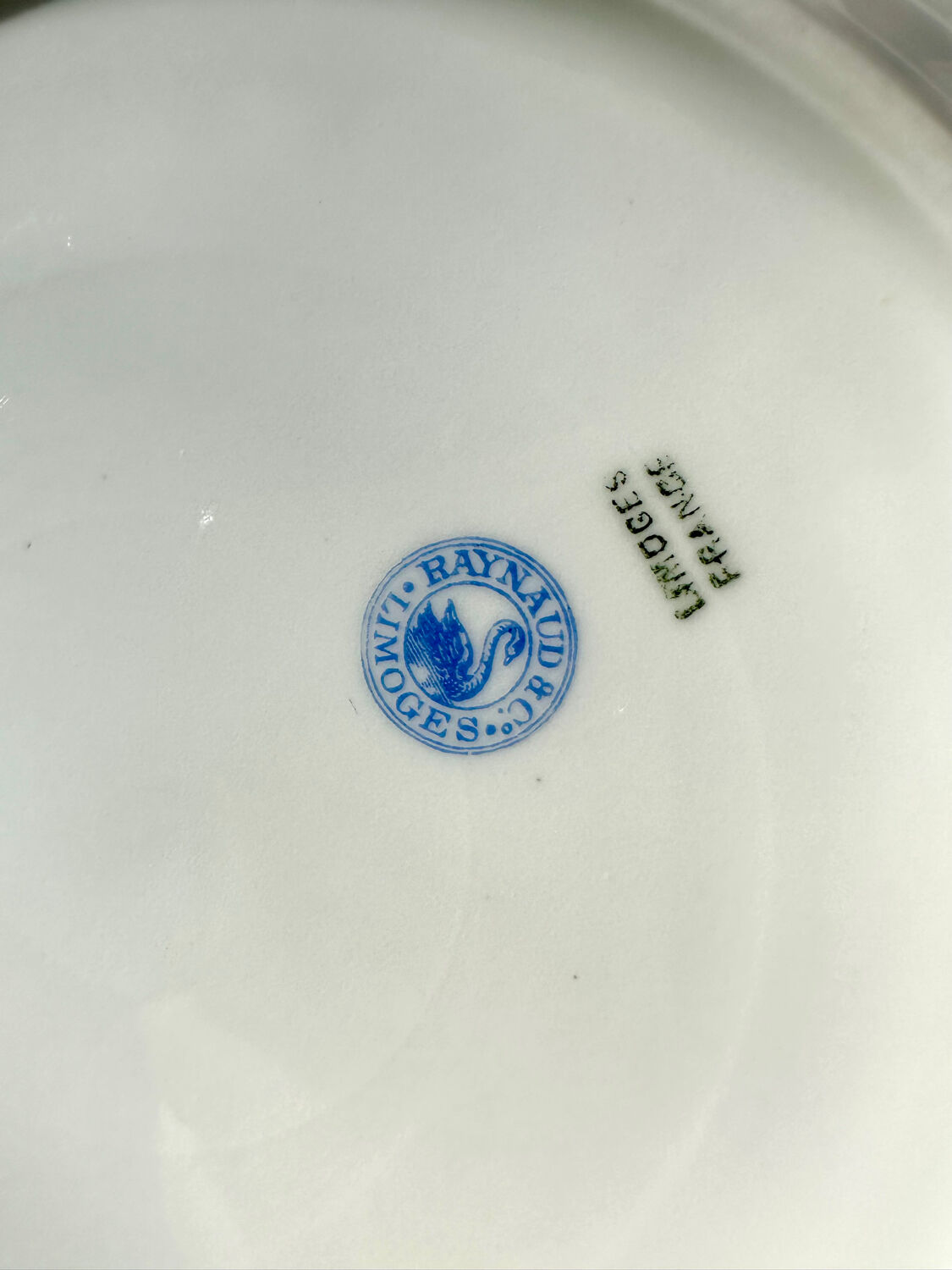 5 assiettes à dessert en porcelaine de Limoges - Raynaud & Co