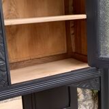 Parisian art deco buffet in solid walnut 1930